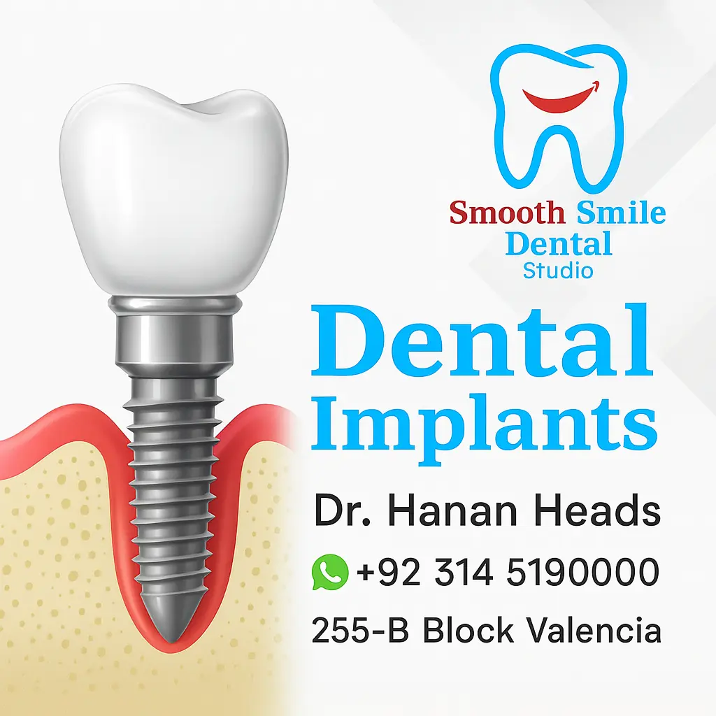 Dental Implants in Lahore: Your UK-Quality Smile for a Fraction of the Cost